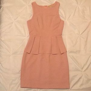 Gianni Bini Pink Peplam Dress
